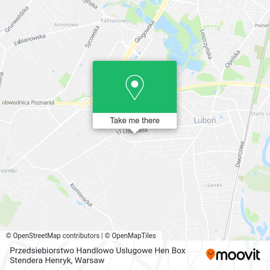 Przedsiebiorstwo Handlowo Uslugowe Hen Box Stendera Henryk map