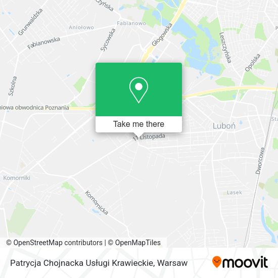 Patrycja Chojnacka Usługi Krawieckie map