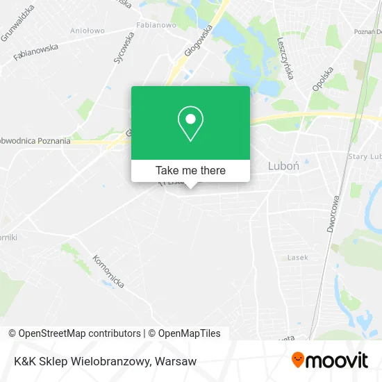 Карта K&K Sklep Wielobranzowy