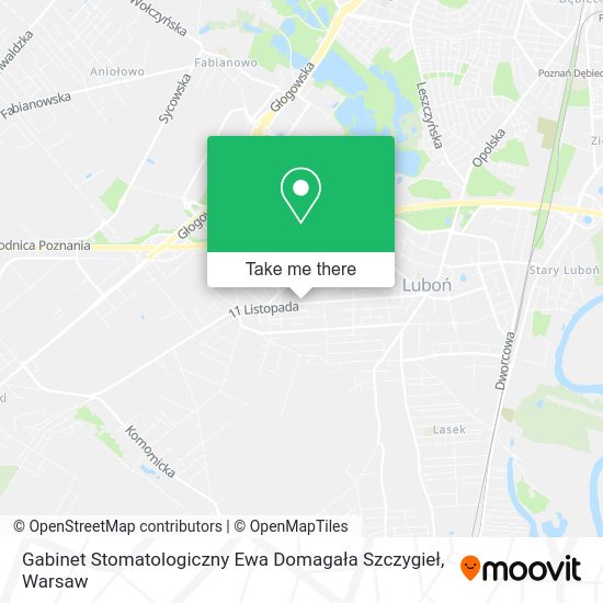 Карта Gabinet Stomatologiczny Ewa Domagała Szczygieł