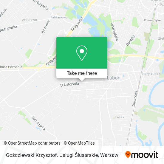 Goździewski Krzysztof. Usługi Ślusarskie map