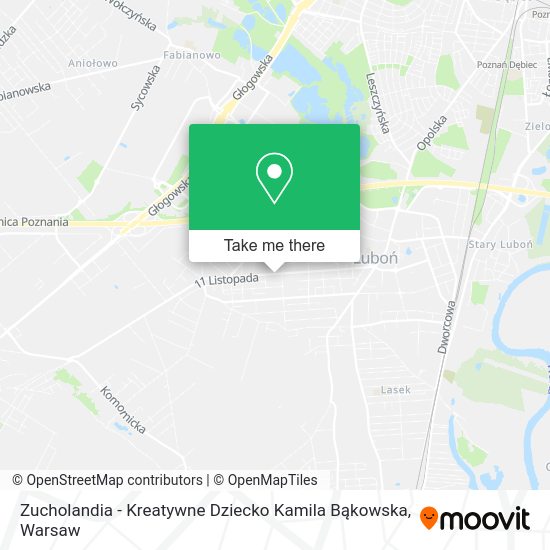 Zucholandia - Kreatywne Dziecko Kamila Bąkowska map