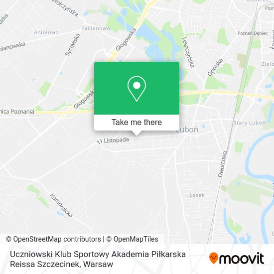 Uczniowski Klub Sportowy Akademia Piłkarska Reissa Szczecinek map