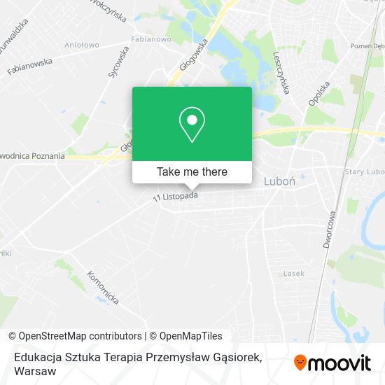 Edukacja Sztuka Terapia Przemysław Gąsiorek map