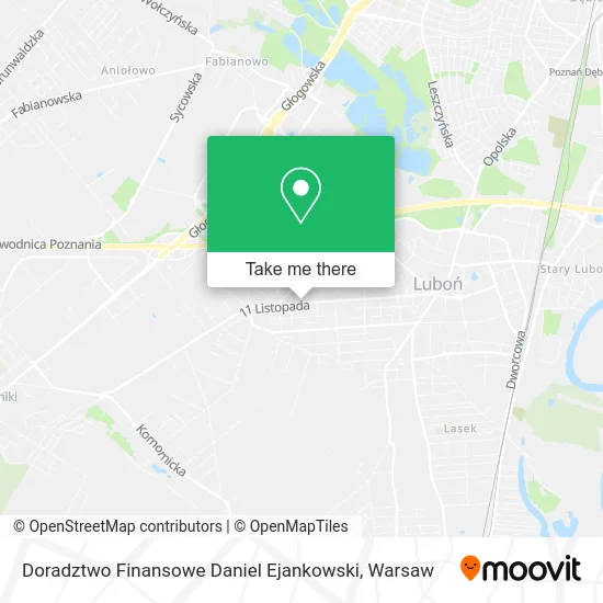 Карта Doradztwo Finansowe Daniel Ejankowski