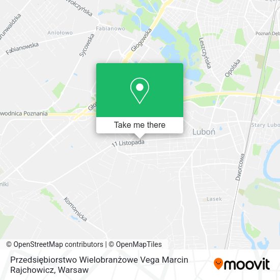 Przedsiębiorstwo Wielobranżowe Vega Marcin Rajchowicz map