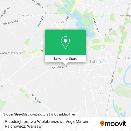 Przedsiębiorstwo Wielobranżowe Vega Marcin Rajchowicz map