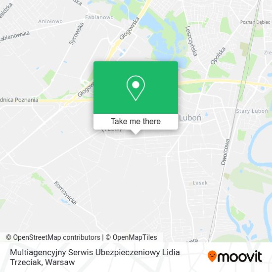 Multiagencyjny Serwis Ubezpieczeniowy Lidia Trzeciak map