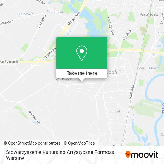 Stowarzyszenie Kulturalno-Artystyczne Formoza map