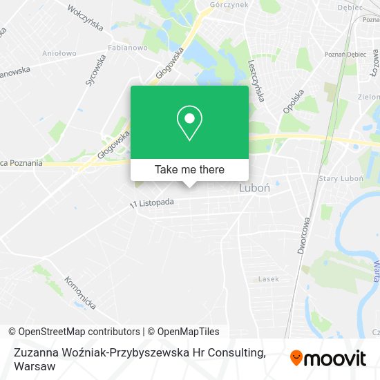 Zuzanna Woźniak-Przybyszewska Hr Consulting map