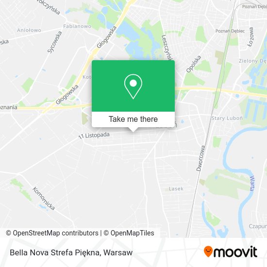 Bella Nova Strefa Piękna map