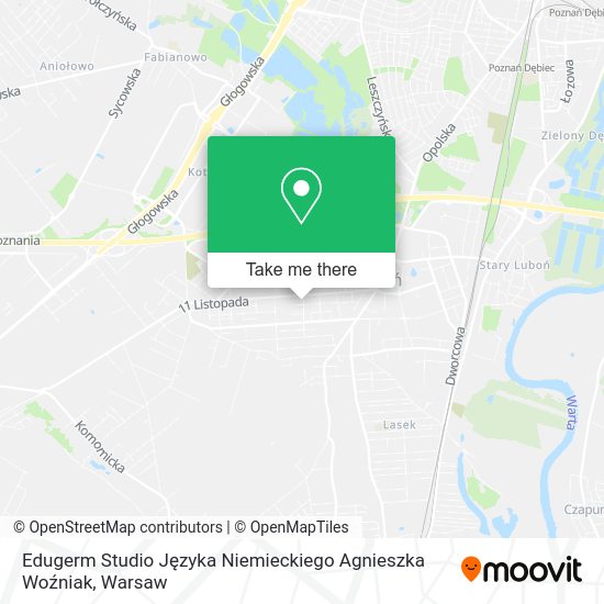 Edugerm Studio Języka Niemieckiego Agnieszka Woźniak map