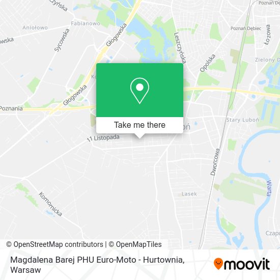 Magdalena Barej PHU Euro-Moto - Hurtownia map