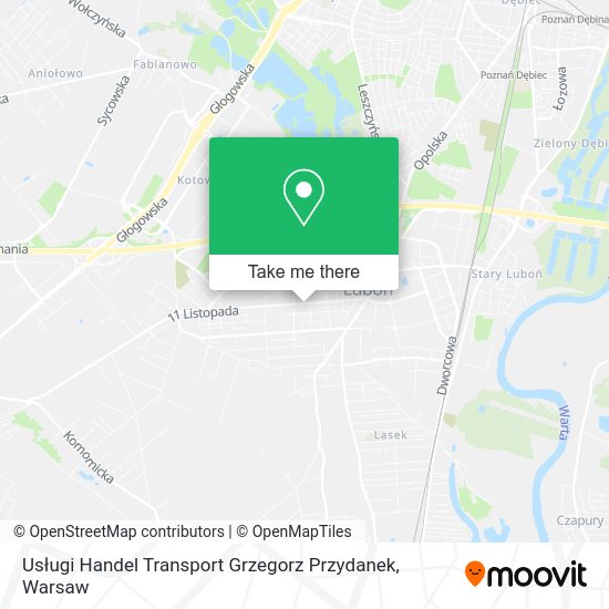 Карта Usługi Handel Transport Grzegorz Przydanek