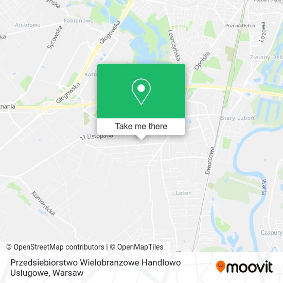 Przedsiebiorstwo Wielobranzowe Handlowo Uslugowe map