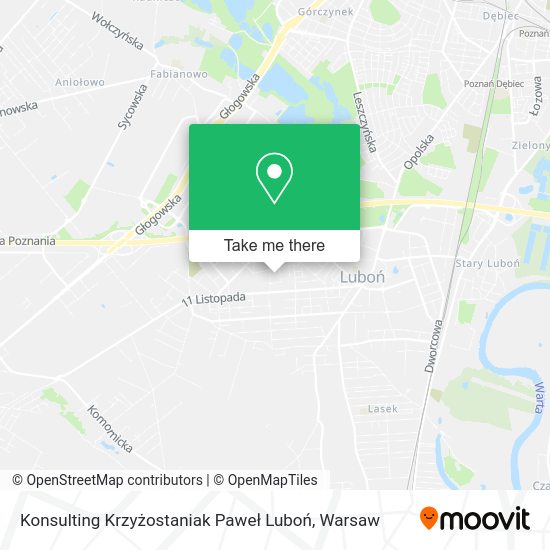 Konsulting Krzyżostaniak Paweł Luboń map