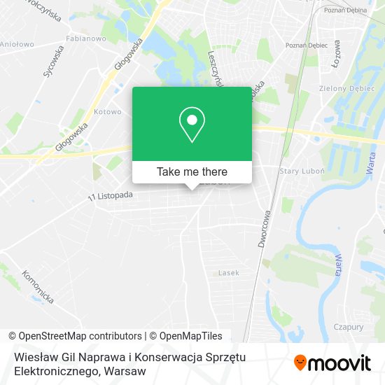 Wiesław Gil Naprawa i Konserwacja Sprzętu Elektronicznego map