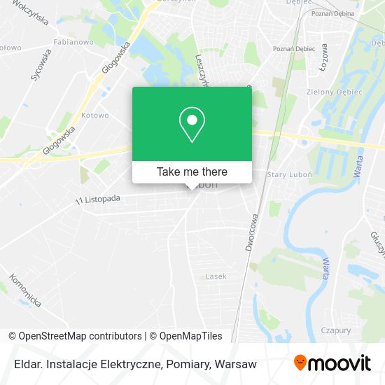 Eldar. Instalacje Elektryczne, Pomiary map