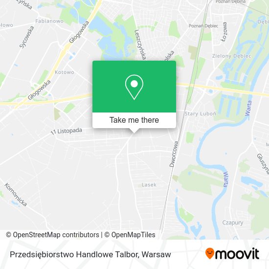 Przedsiębiorstwo Handlowe Talbor map