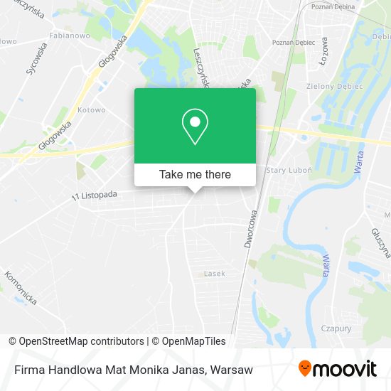 Firma Handlowa Mat Monika Janas map