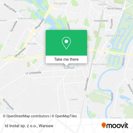 Id Instal sp. z o.o. map