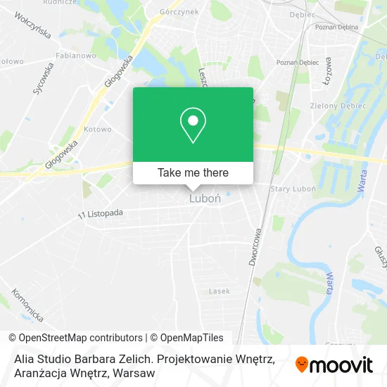 Alia Studio Barbara Zelich. Projektowanie Wnętrz, Aranżacja Wnętrz map
