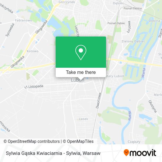 Sylwia Gąska Kwiaciarnia - Sylwia map