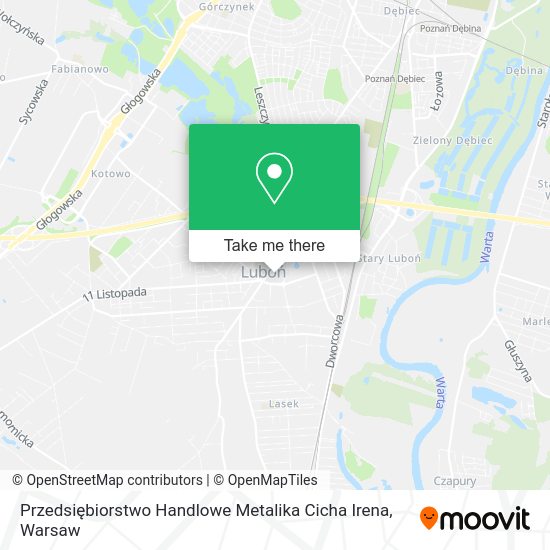 Przedsiębiorstwo Handlowe Metalika Cicha Irena map