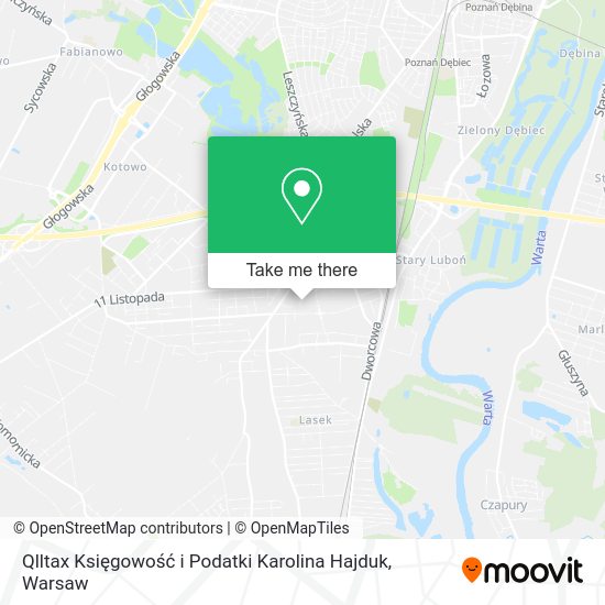 Qlltax Księgowość i Podatki Karolina Hajduk map