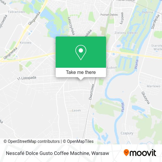 Nescafé Dolce Gusto Coffee Machine map