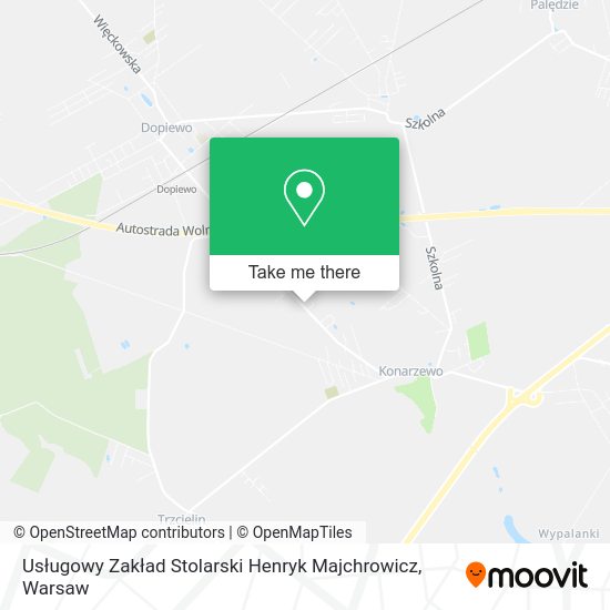 Usługowy Zakład Stolarski Henryk Majchrowicz map