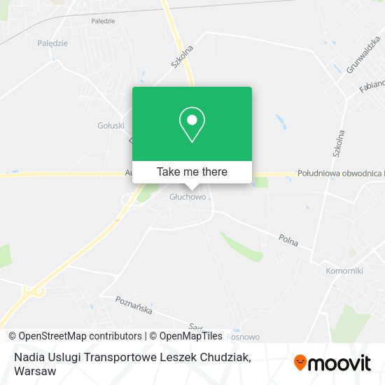 Nadia Uslugi Transportowe Leszek Chudziak map