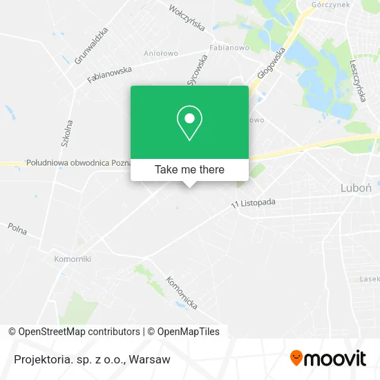 Карта Projektoria. sp. z o.o.