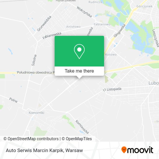 Auto Serwis Marcin Karpik map