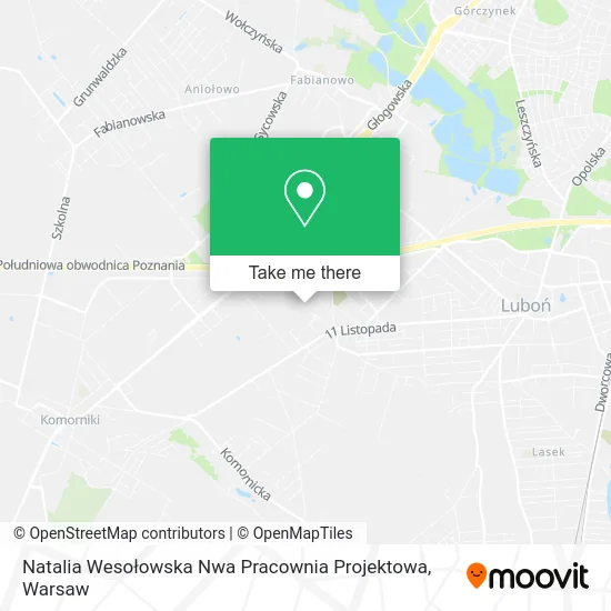 Карта Natalia Wesołowska Nwa Pracownia Projektowa