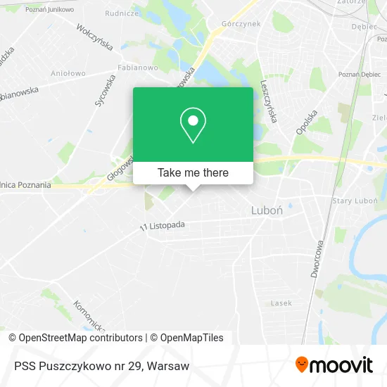 Карта PSS Puszczykowo nr 29