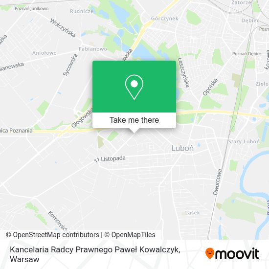 Kancelaria Radcy Prawnego Paweł Kowalczyk map