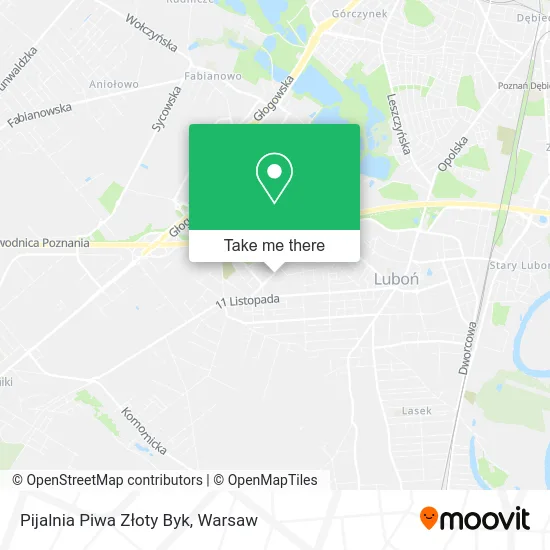 Pijalnia Piwa Złoty Byk map