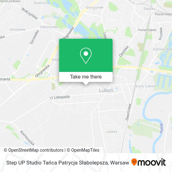 Step UP Studio Tańca Patrycja Słabolepsza map