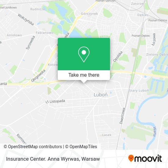 Insurance Center. Anna Wyrwas map