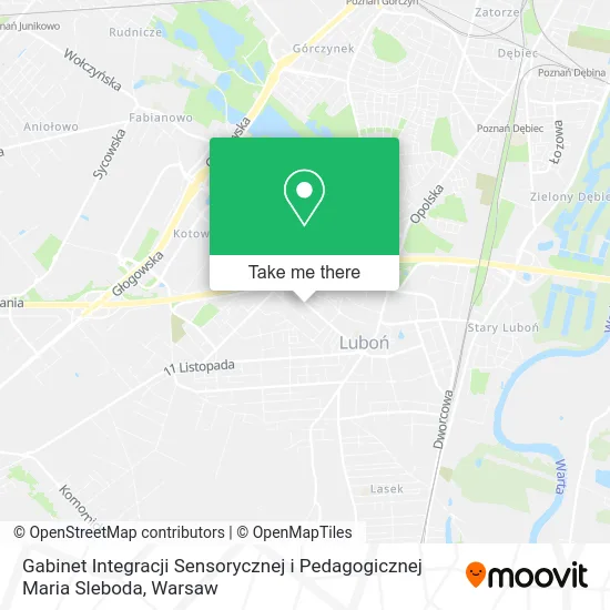 Gabinet Integracji Sensorycznej i Pedagogicznej Maria Sleboda map