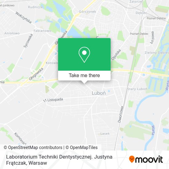 Laboratorium Techniki Dentystycznej. Justyna Frątczak map