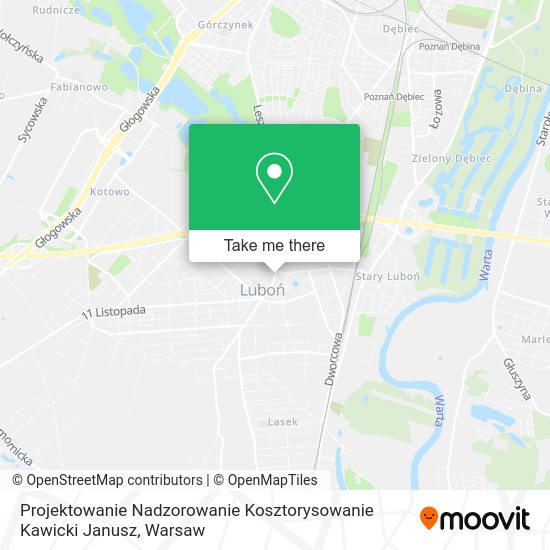 Projektowanie Nadzorowanie Kosztorysowanie Kawicki Janusz map