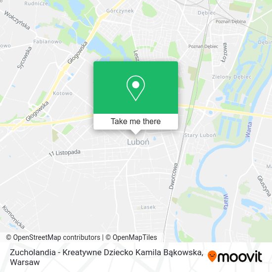 Zucholandia - Kreatywne Dziecko Kamila Bąkowska map