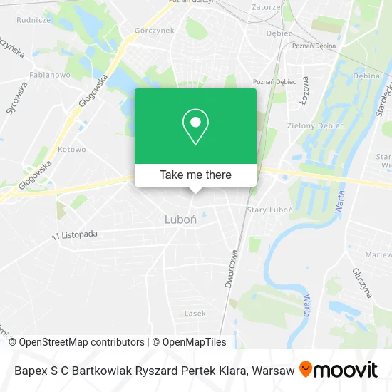 Карта Bapex S C Bartkowiak Ryszard Pertek Klara
