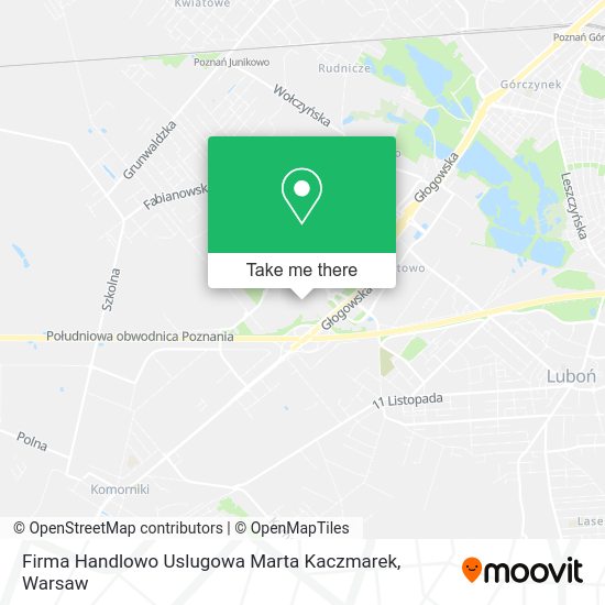 Firma Handlowo Uslugowa Marta Kaczmarek map