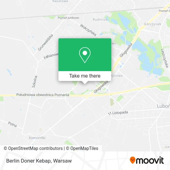 Карта Berlin Doner Kebap