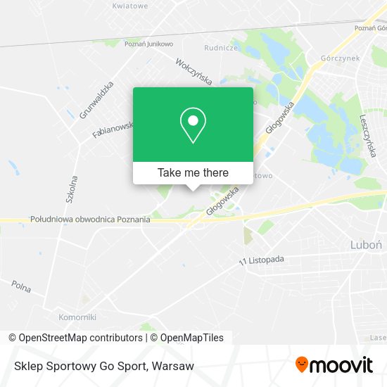 Sklep Sportowy Go Sport map