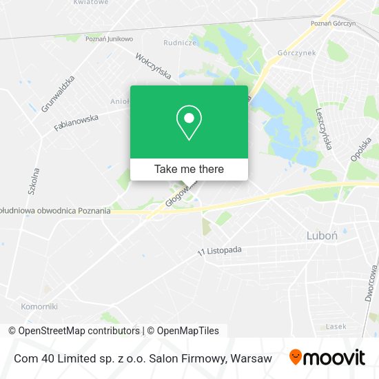 Com 40 Limited sp. z o.o. Salon Firmowy map
