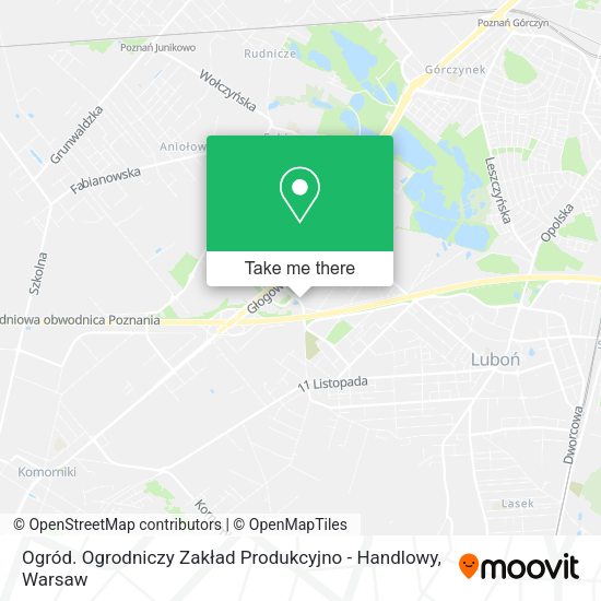 Ogród. Ogrodniczy Zakład Produkcyjno - Handlowy map